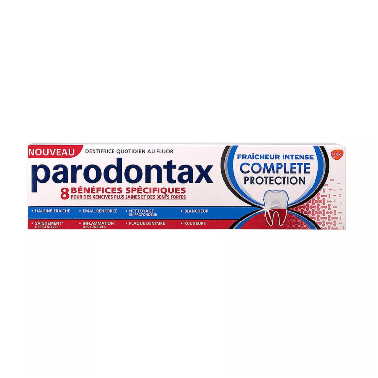 Parodontax Dentifrice Complete Protection Fraîcheur intense 75 ml