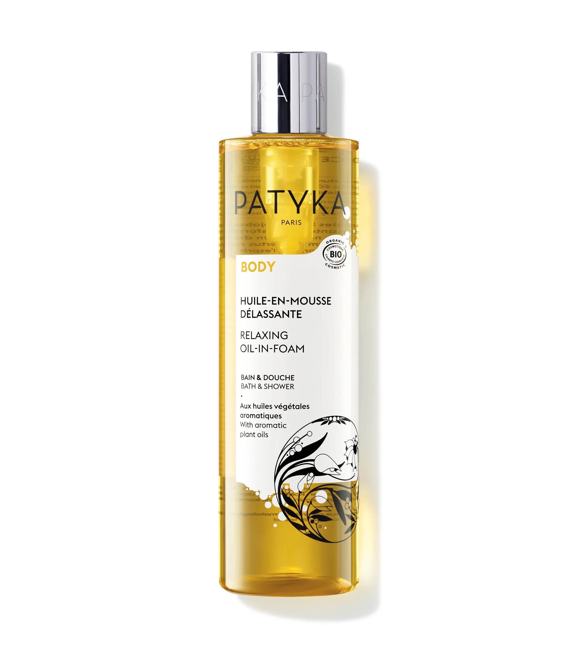 Patyka Huile en mousse délassante 200 ml Patyka Huile en mousse délassante 200 ml