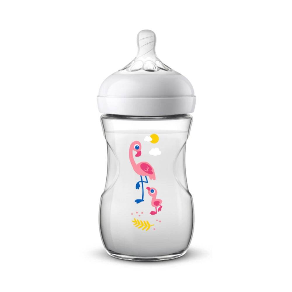 Philips Avent Biberon Natural Flamant 260 ml 1 mois+ SCF070/21