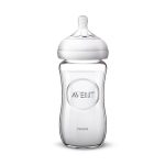 Philips Avent Natural Biberon en verre 240 ml 0 mois+ SCF053/17