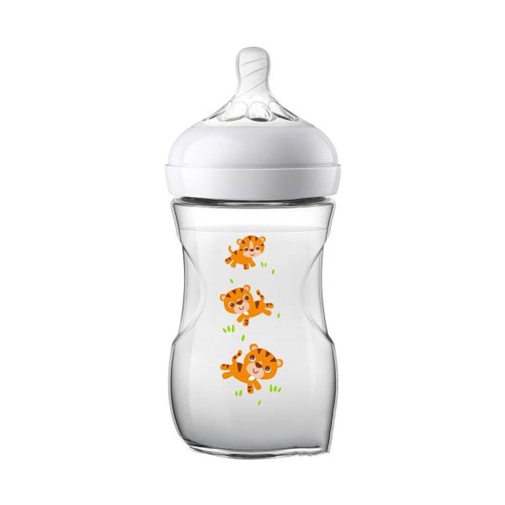 Philips Avent Natural Biberon Tigre 260 ml 1 mois+ SCF070/20 Philips Avent Natural Biberon Tigre 260 ml 1 mois+ SCF070/20