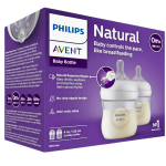 Philips Avent Natural Biberons débit nouveau-né 2 x 125 ml 0 mois+ SCY900/02