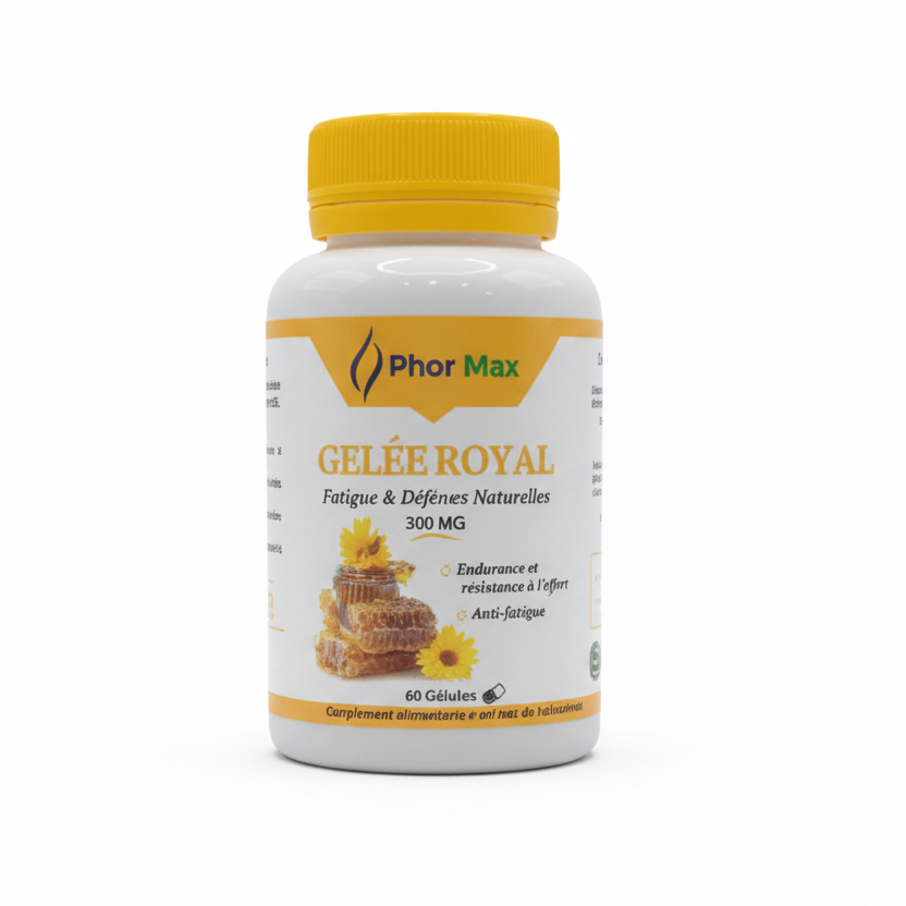 Phormax Gelée royale 300 mg 60 gélules Phormax Gelée royale 300 mg 60 gélules