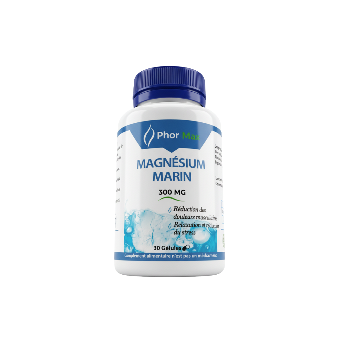 Phormax Magnésium marin 30 gélules Phormax Magnésium marin 30 gélules