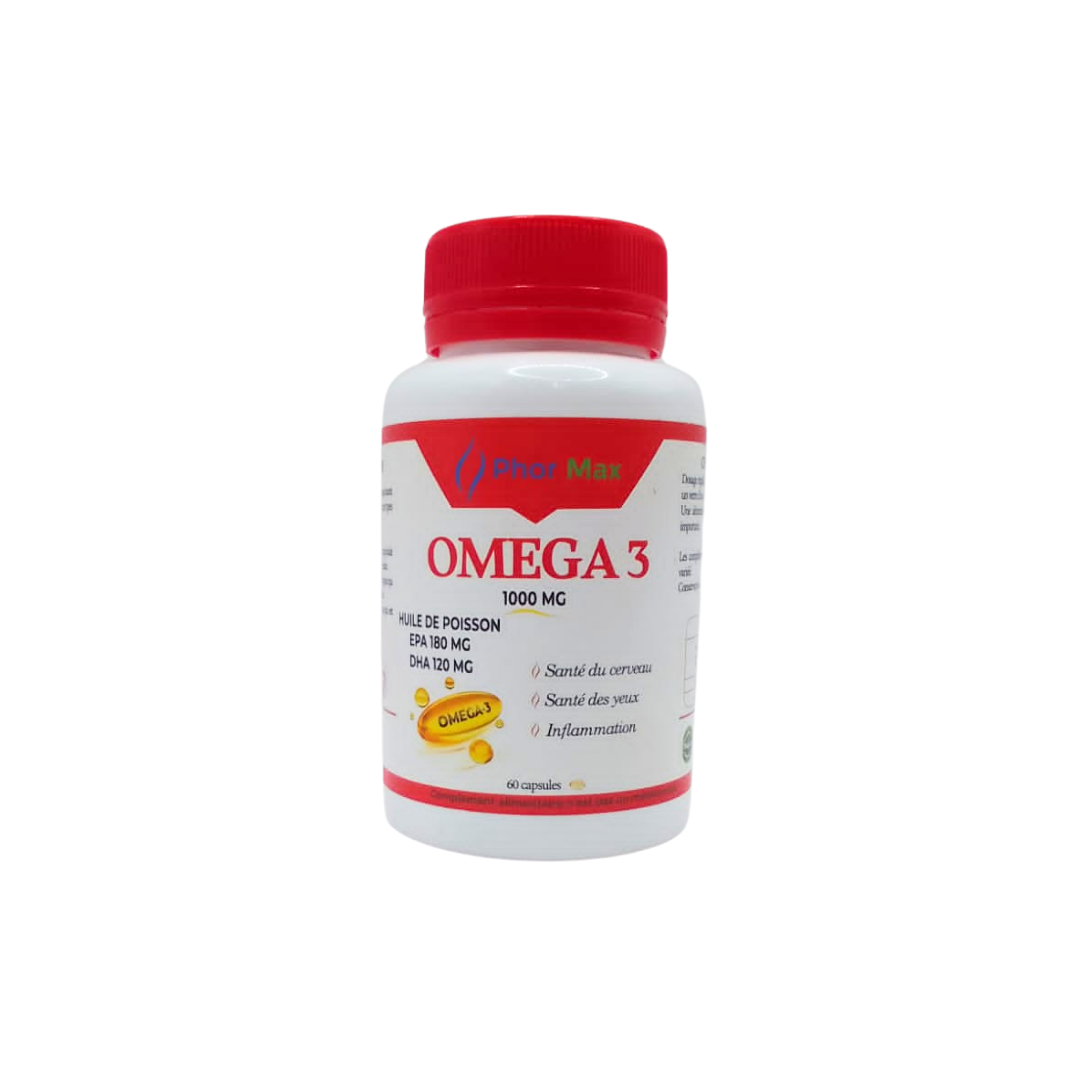 Phormax Oméga 3 1000 mg 60 capsules Phormax Oméga 3 1000 mg 60 capsules