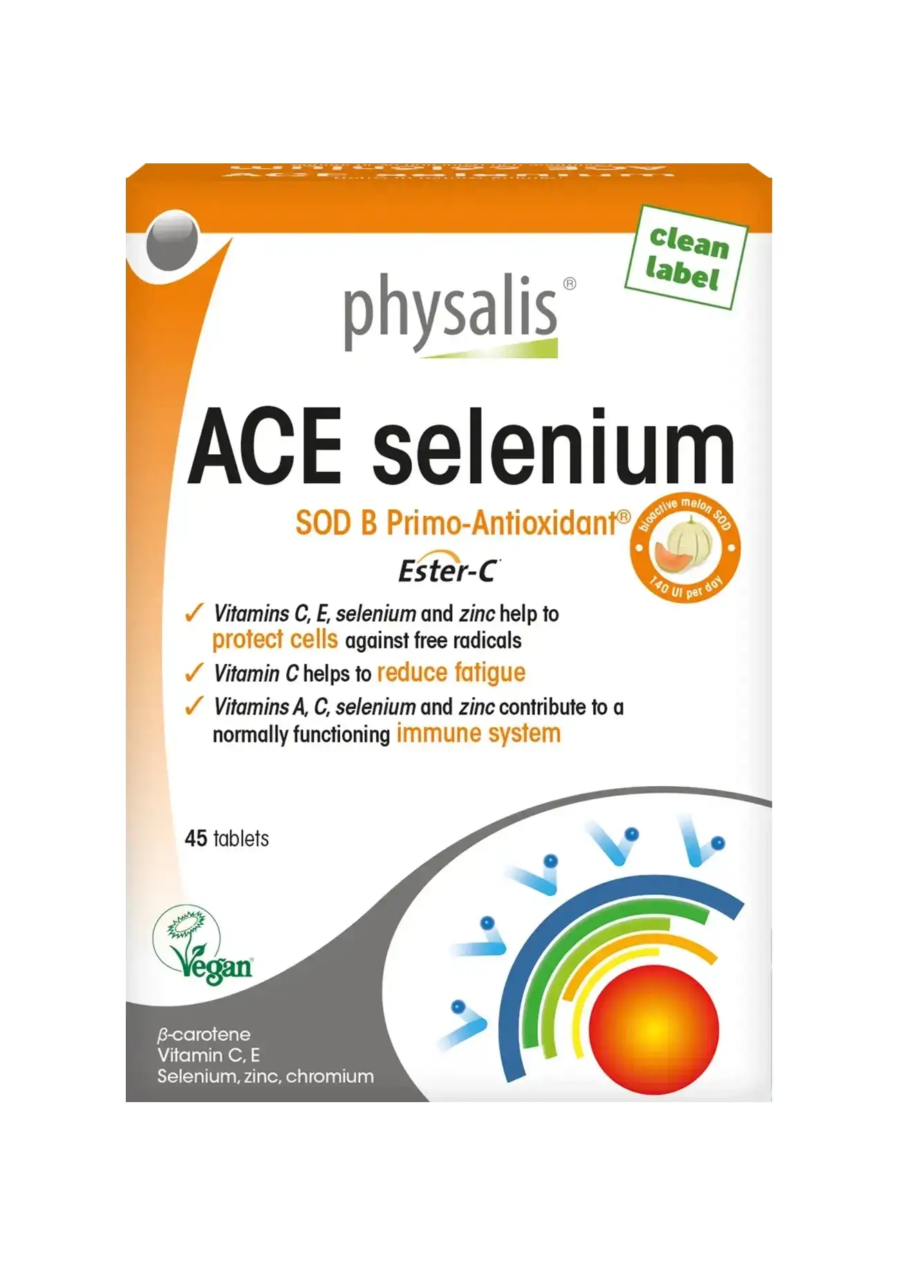 Physalis ACE Sélénium 45 comprimés Physalis ACE Sélénium 45 comprimés