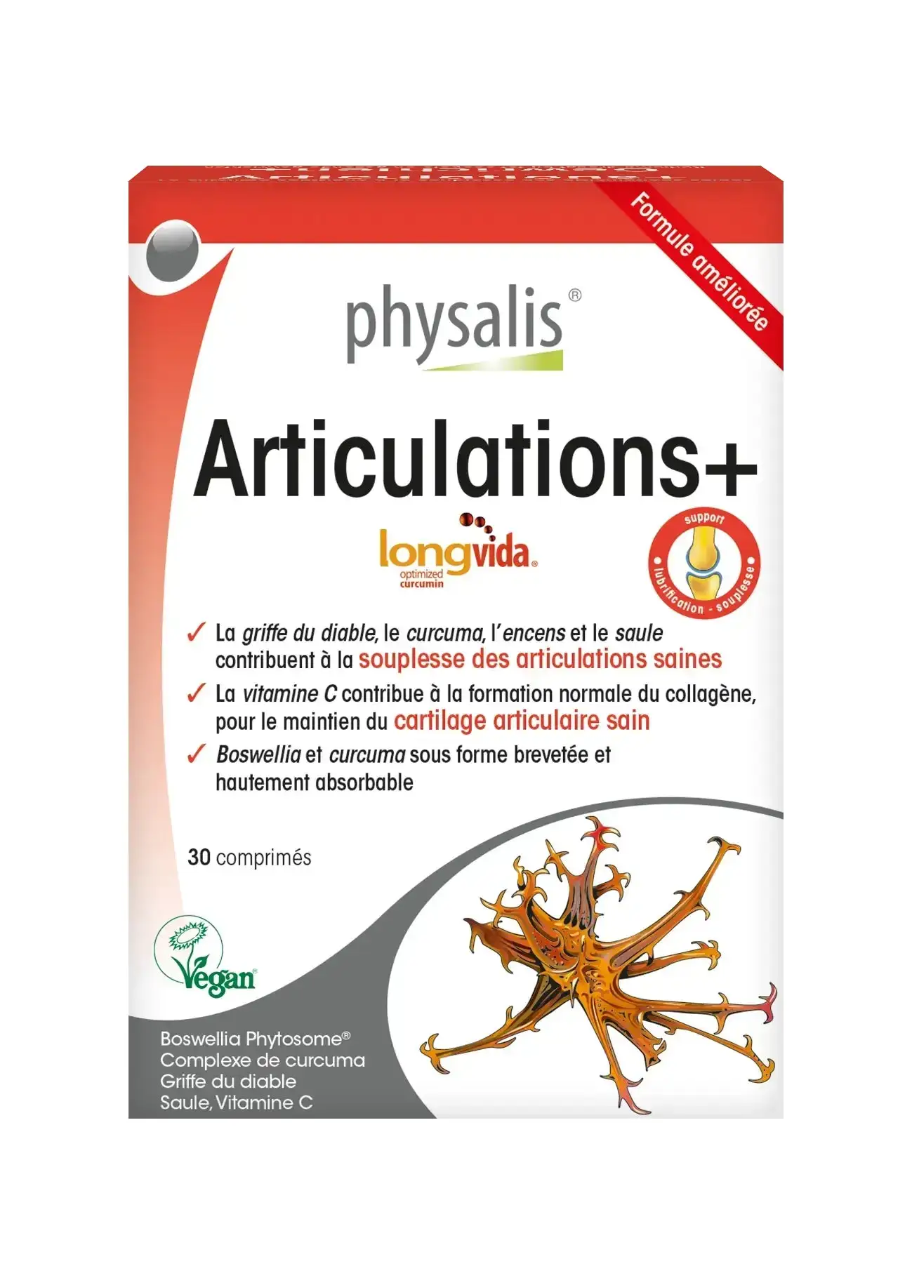 Physalis Articulations+ 30 comprimés Physalis Articulations+ 30 comprimés