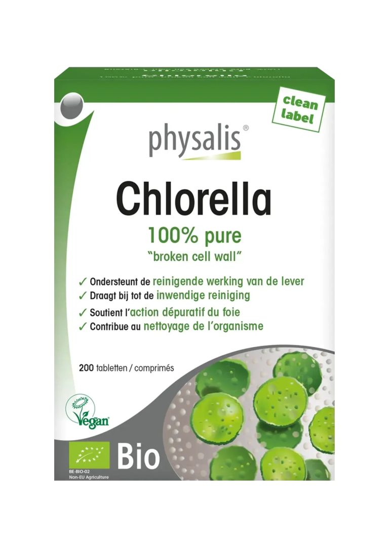 Physalis Chlorella 100% Pure Bio 200 comprimés