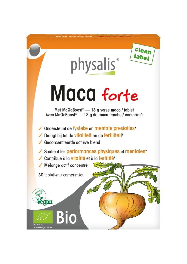 Physalis Maca Forte Bio 30 comprimés