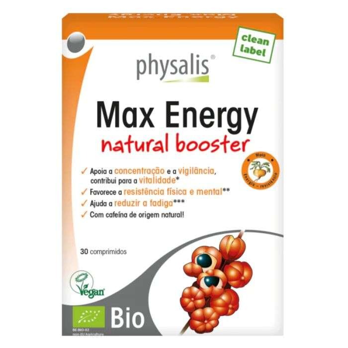 Physalis Max Energy Natural Booster 30 comprimés Physalis Max Energy Natural Booster 30 comprimés