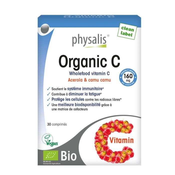 Physalis Organic C 160 mg 30 comprimés