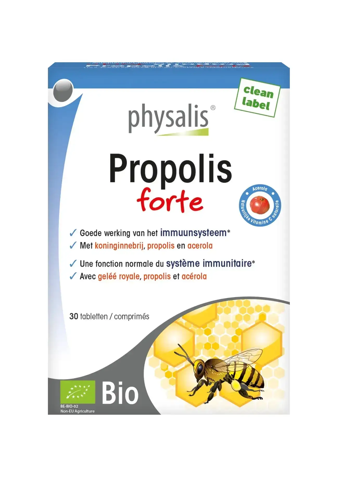 Physalis Propolis Forte Bio 30 comprimés Physalis Propolis Forte Bio 30 comprimés