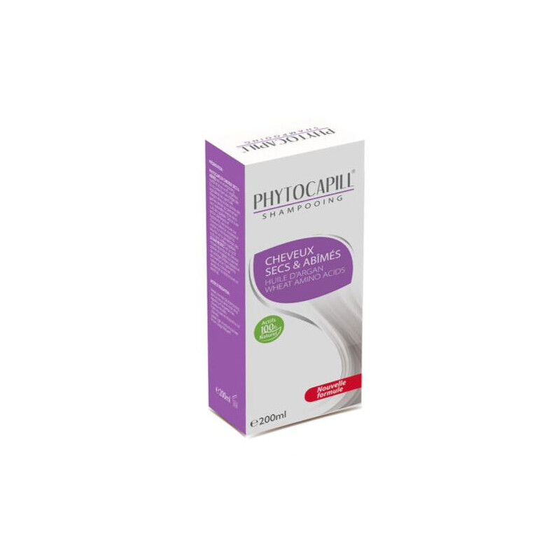 Phytocapil Shampooing cheveux secs et abîmés à l'huile de jojoba 200 ml Phytocapil Shampooing cheveux secs et abîmés à l'huile de jojoba 200 ml
