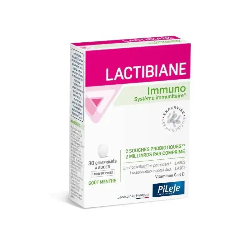 PiLeJe Lactibiane Immuno 30 comprimés à sucer PiLeJe Lactibiane Immuno 30 comprimés à sucer