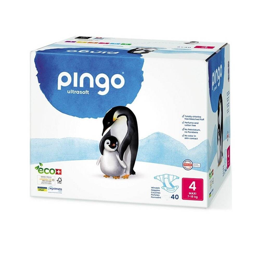 Pingo Couches écologiques Maxi taille 4 7-18 kg Pingo Couches écologiques Maxi taille 4 7-18 kg