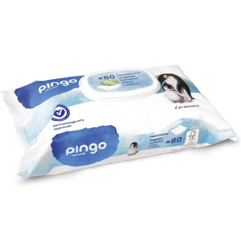 Pingo Lingettes humides écologiques bébé 80 lingettes