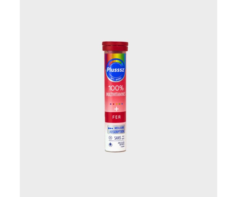 Plusssz Multivitamine + Fer 20 comprimés effervescents