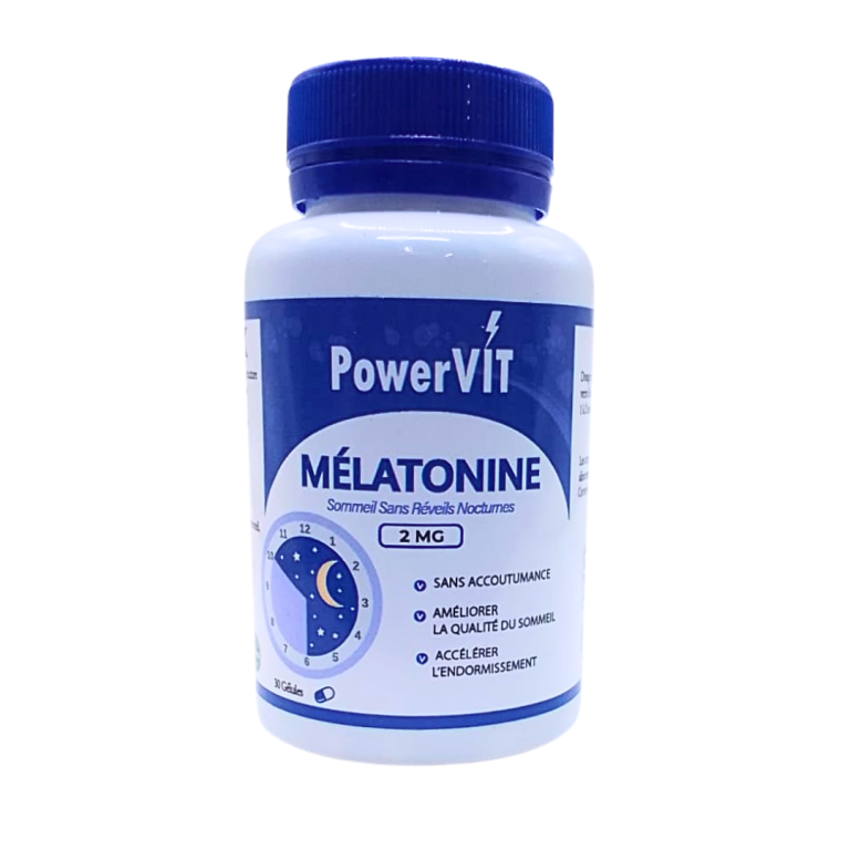 Powervit Mélatonine 2 mg 30 gélules