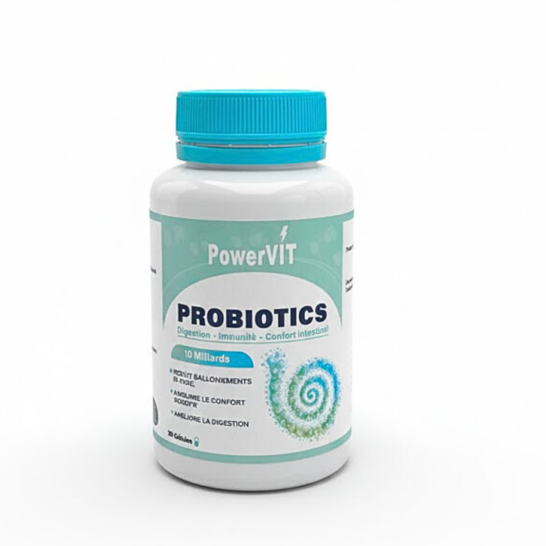 Powervit Probiotics 60 gélules Powervit Probiotics 60 gélules