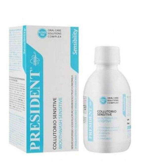 President Sensitive Bain de bouche 200 ml President Sensitive Bain de bouche 200 ml