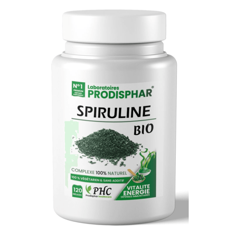 Prodisphar Spiruline bio 120 gélules