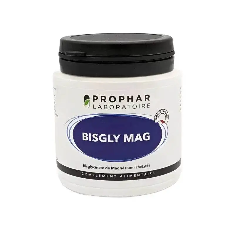 Prophar Bisgly Mag Bio B Magnésium bisglycinate vitamines B 50 gélules Prophar Bisgly Mag Bio B Magnésium bisglycinate vitamines B 50 gélules