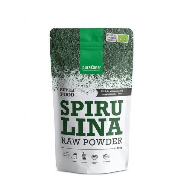 Purasana Poudre de spiruline 200 g Purasana Poudre de spiruline 200 g