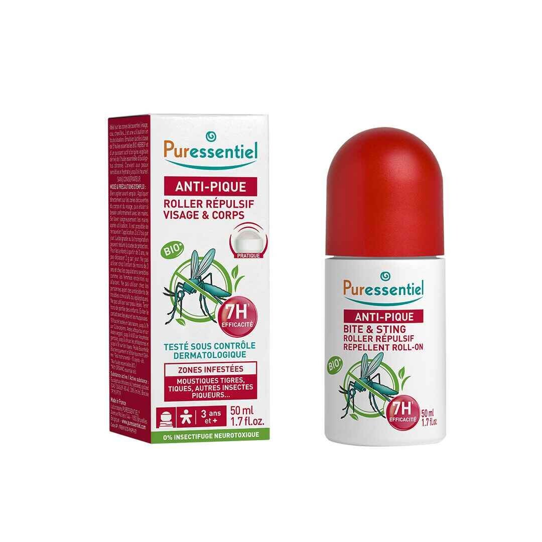 Puressentiel Anti-pique Roller répulsif visage & corps 50 ml Puressentiel Anti-pique Roller répulsif visage & corps 50 ml