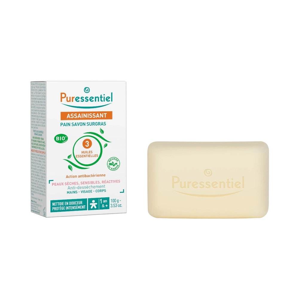 Puressentiel Assainissant Pain de savon surgras 100 g Puressentiel Assainissant Pain de savon surgras 100 g