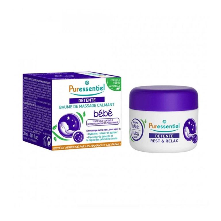 Puressentiel Baume de massage calmant bébé Détente 30 ml