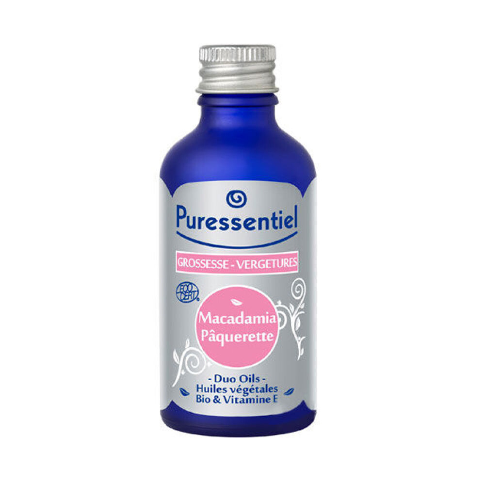 Puressentiel Duo-Oils Huile végétale vergetures grossesse 50 ml Puressentiel Duo-Oils Huile végétale vergetures grossesse 50 ml