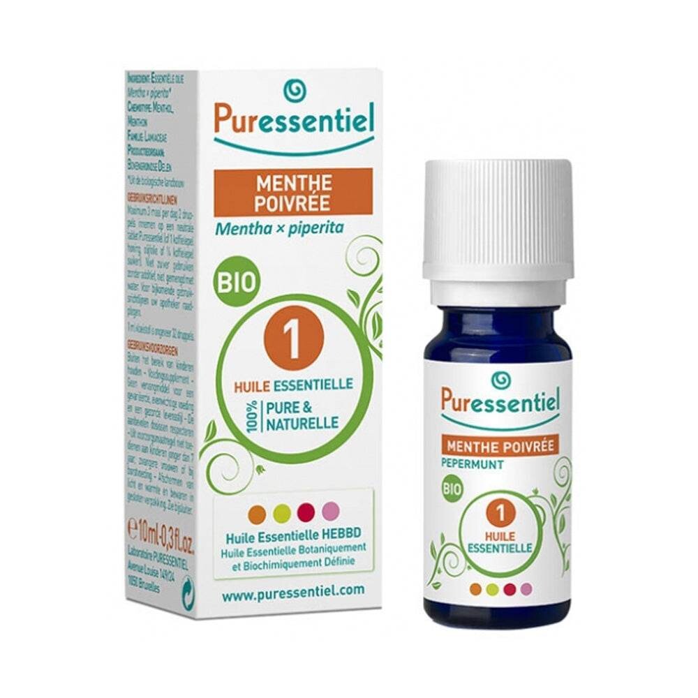 Puressentiel Huile essentielle Menthe poivrée BIO 10 ml Puressentiel Huile essentielle Menthe poivrée BIO 10 ml