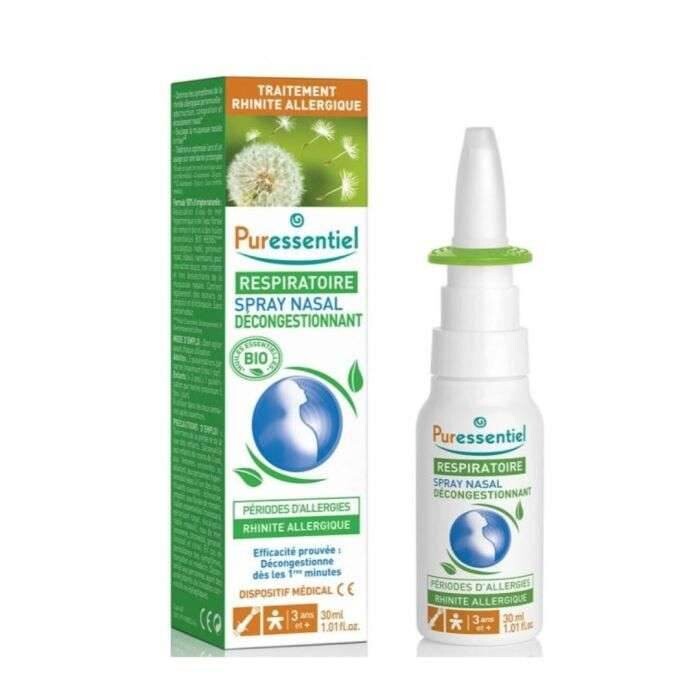 Puressentiel Respiratoire Spray nasal décongestionnant 30 ml