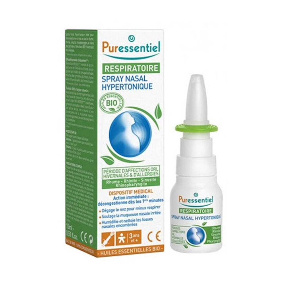 Puressentiel Respiratoire Spray nasal hypertonique 15 ml