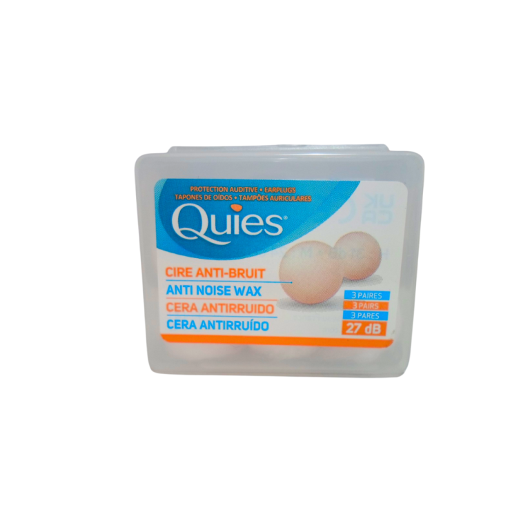 Quies Protection auditive cire naturelle tubes 3 paires