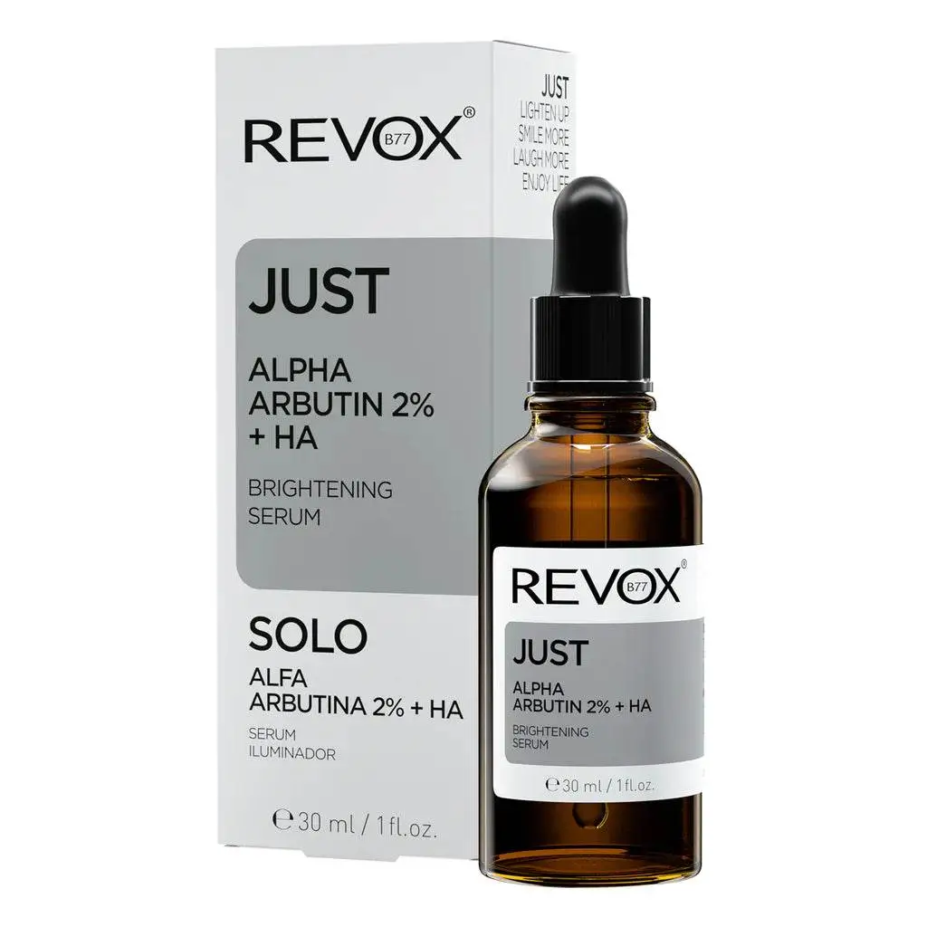 Revox B77 Just Alpha Arbutin 2% + HA Sérum éclaircissant 30 ml Revox B77 Just Alpha Arbutin 2% + HA Sérum éclaircissant 30 ml