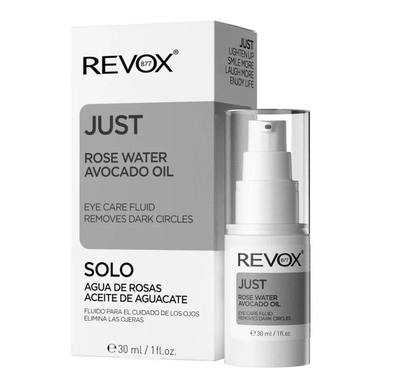 Revox Just Fluide contour des yeux huile d'avocat et eau de rose 30 ml