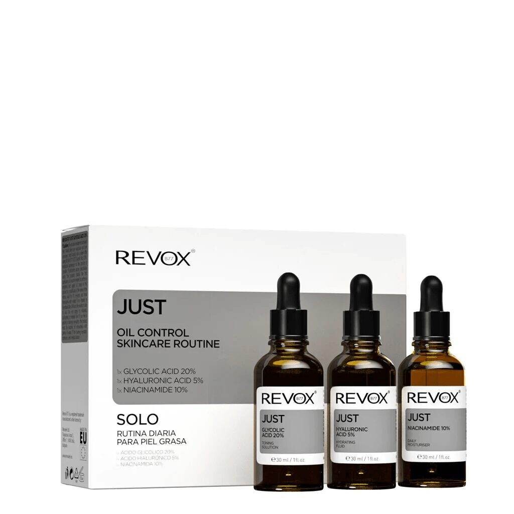 Revox Just Oil Control Skincare Routine 3 x 30 ml Revox Just Oil Control Skincare Routine 3 x 30 ml