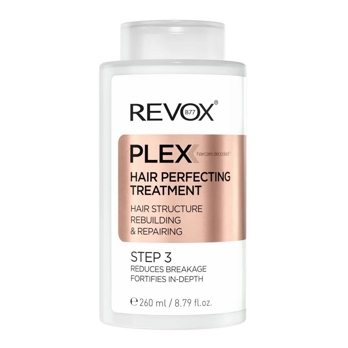 Revox Plex Traitement capillaire restructurant étape 3 260 ml Revox Plex Traitement capillaire restructurant étape 3 260 ml
