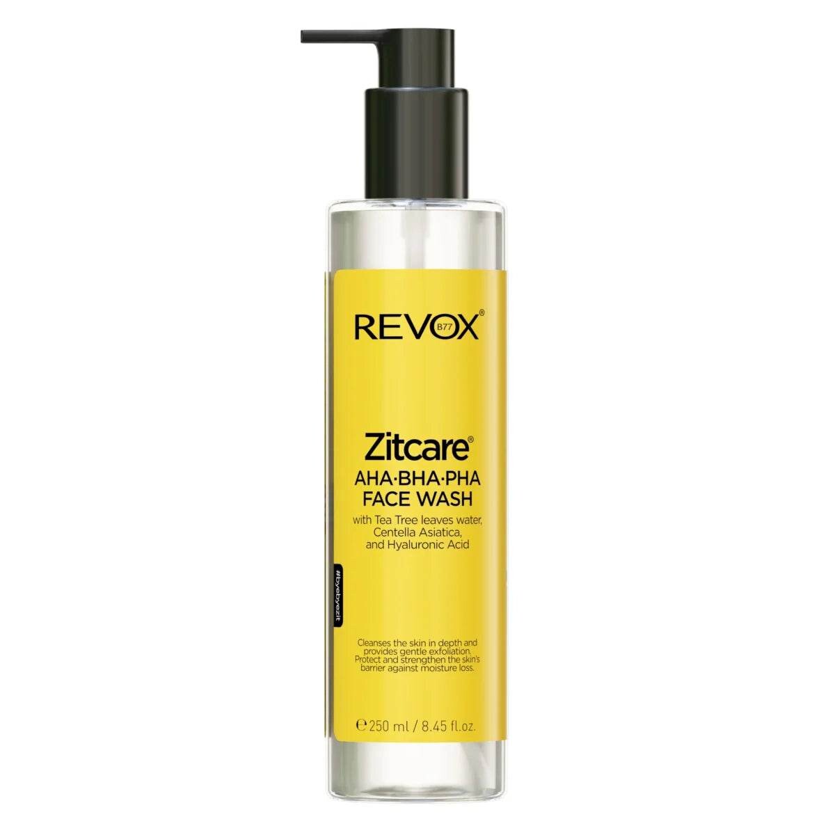 Revox Zitcare AHA.BHA.PHA Gel nettoyant 250 ml Revox Zitcare AHA.BHA.PHA Gel nettoyant 250 ml