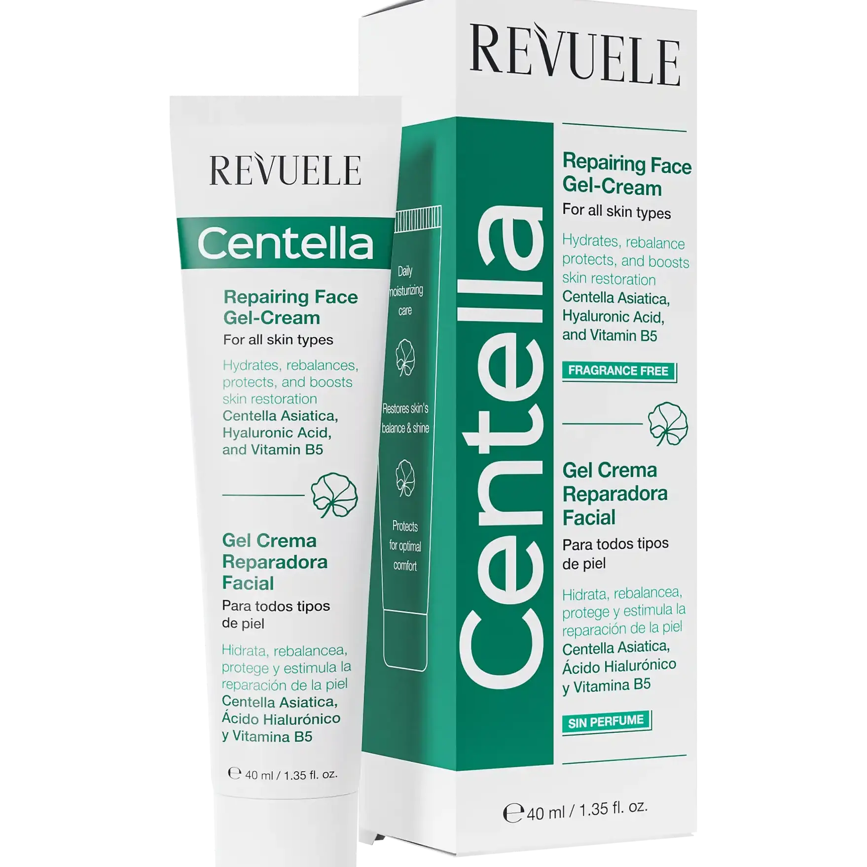Revuele Centella Gel-crème visage réparateur 40 ml Revuele Centella Gel-crème visage réparateur 40 ml