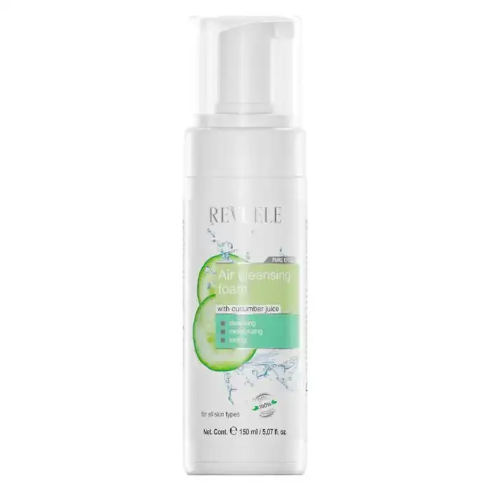 Revuele Cleansing Foam Air Mousse nettoyante jus de concombre 150 ml Revuele Cleansing Foam Air Mousse nettoyante jus de concombre 150 ml
