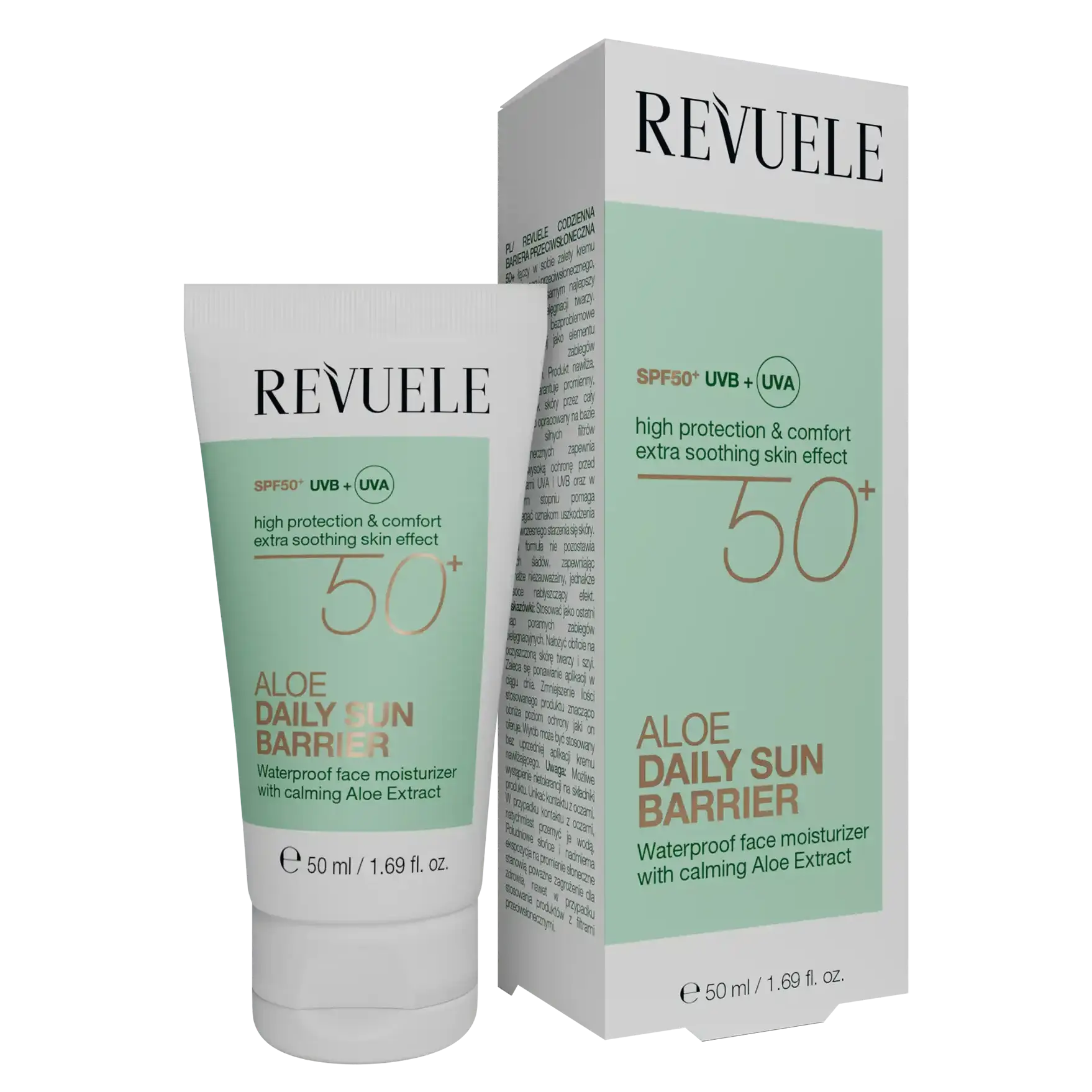 Revuele Crème solaire Aloe Vera SPF50+ 50 ml Revuele Crème solaire Aloe Vera SPF50+ 50 ml
