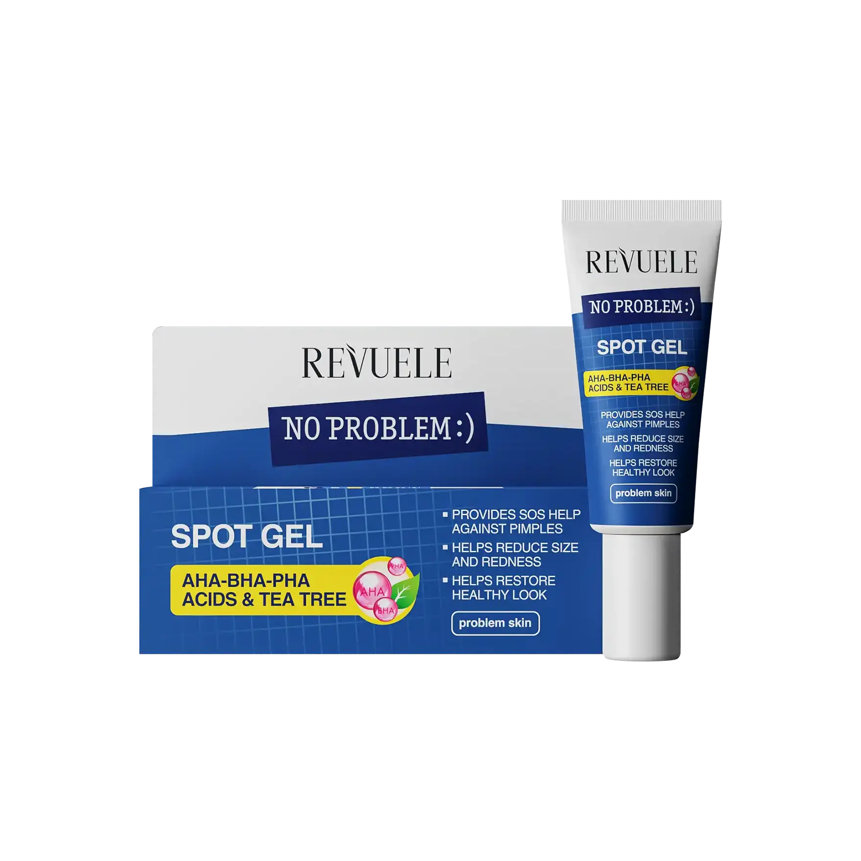 Revuele No Problem Spot Gel AHA BHA PHA Tea Tree 25 ml Revuele No Problem Spot Gel AHA BHA PHA Tea Tree 25 ml