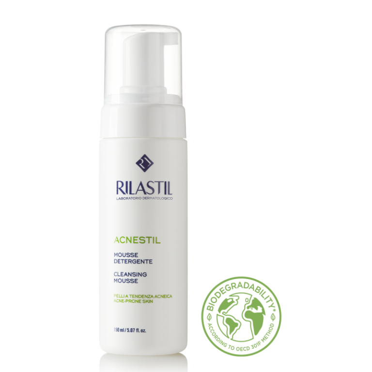 Rilastil Acnestil Mousse nettoyante peaux acnéiques 150 ml