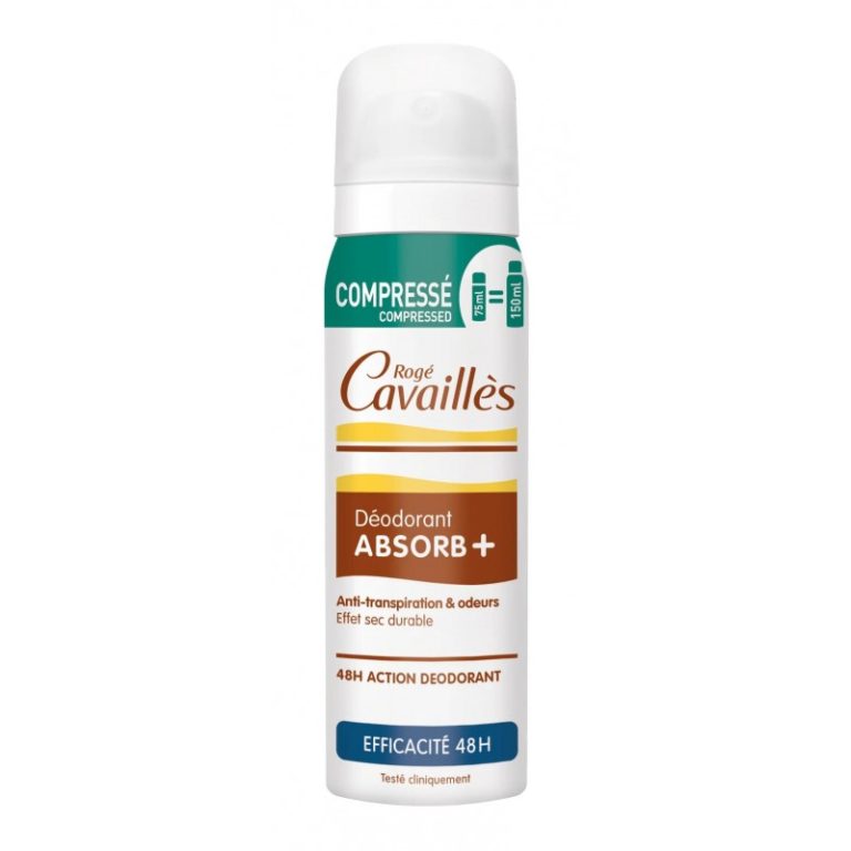 Rogé Cavaillès Absorb+ Déodorant spray compressé 48h 75 ml