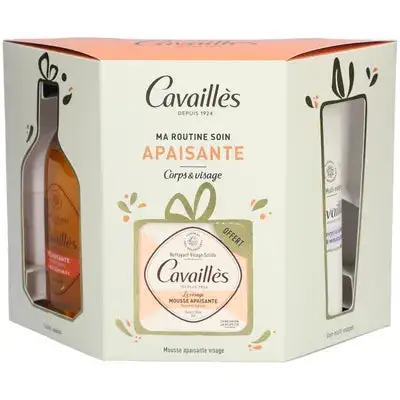 Rogé Cavaillès Coffret Apaisante Crème Miraculeuse + Huile de douche Veloutante + Savon
