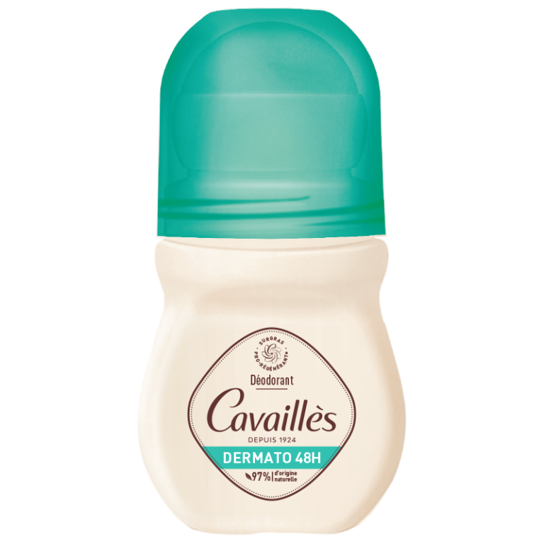 Rogé Cavaillès Dermato Déodorant 48h sans sels d’aluminium roll-on 50 ml