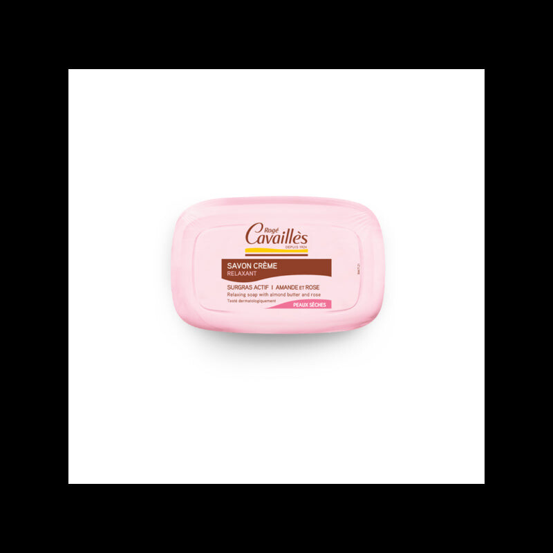 Rogé Cavaillès Relaxant Savon crème Amande & rose 115 g Rogé Cavaillès Relaxant Savon crème Amande & rose 115 g