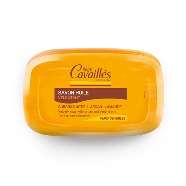 Rogé Cavaillès Savon huile veloutant Argan et amande 115 g
